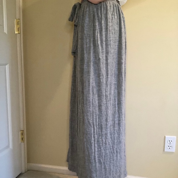 Robert Rodriquez Jersey Side Slit Maxi Skirt - Picture 4 of 5